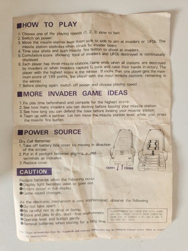 Vintage cgl galaxy invader - cgl,