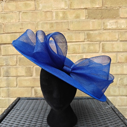 Royal blue large - blue, fascinator