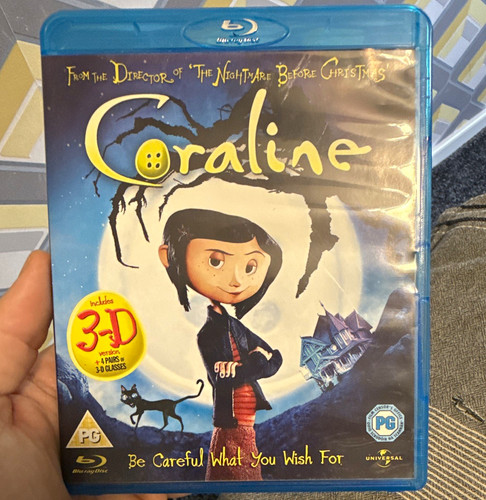Coraline blu ray - coraline, blu-ray