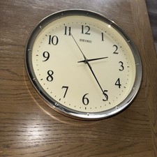 Seiko Gold Wall Clock -