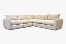 Moretti Large Fabric Corner Sofa, Kingham Dusty