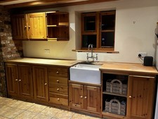 Vintage Solid Pine Kitchen