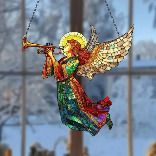 Trumpet angel christmas - angel,