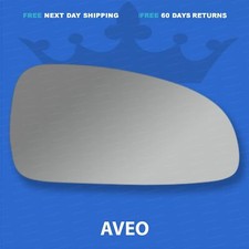 Chevrolet Aveo wing door mirror glass 2003-2009 Right Driver side Spherical