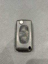 GENUINE PEUGEOT 2 BUTTON REMOTE FLIP KEY FOB E25CI009
