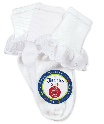 Jefferies socks girls lace - jefferies,