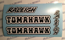RALEIGH TOMAHAWK MK1 DECAL SET GLOSS WHITE