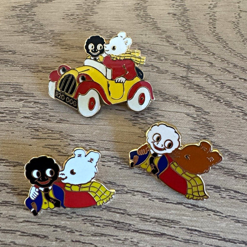 Rupert bear character - rupert, enamel