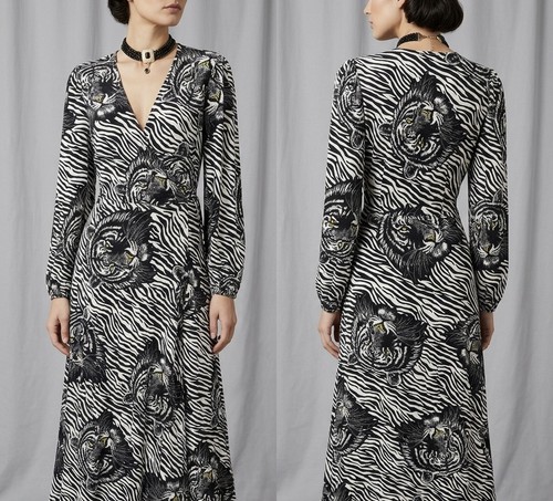Karen millen mono lion/zebra