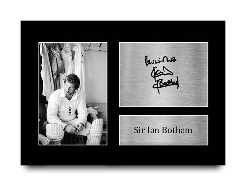 Sir ian botham signed england - signed,