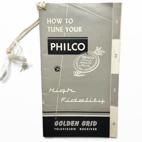 Vintage 1953 philco high - vintage,