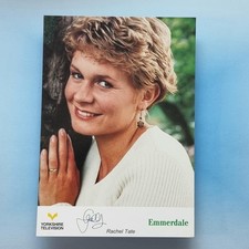 Emmerdale Cast Card C1995 Facsimile Signed Rachel Tate Actor Glenda Mckay