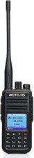 Retevis RT3S DMR Walkie Talkie Digital, Dual Band 3000 Channels Ham Radio