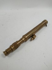 Vintage Brass Draw Telescope with Lens Cap - Nautical Maritime Decor Collectible