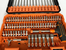 Magnusson multi- bit screwdriver set pack of 82 pieces 3 pieces are missing