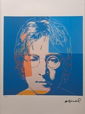 Andy Warhol Signed Lithograph - John Lennon - Certificate Leo Castelli