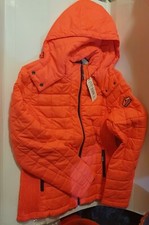 Hooded Box Quilt Fuji Jacket Red pink coat New Rrp£89.99 XL Size Womens Superdry
