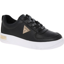 GUESS Black Logo Wedge Low Top