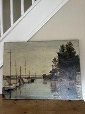 Stunning Antique French Oil Painting