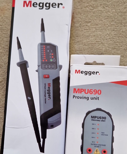 Megger tpt420 voltage - voltage, &