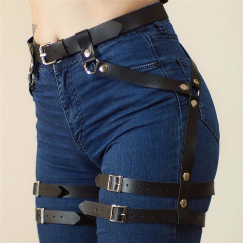 New womens leather waist - waist, leg
