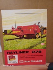 new  holland  278  hayliner   baler  sales  brochure