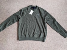 Barbour Beckhill Sweatshirt  in Green  Size Large