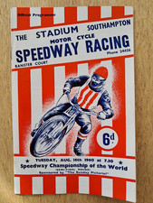 SPEEDWAY PROGRAMME: WORLD