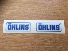 Ohlins Fork Shock Stickers