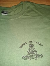 BRITISH ARMY ROYAL ARTILLERY REGIMENT T-SHIRT all sizes