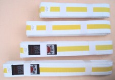 STRIPED BELTS - for Taekwondo
