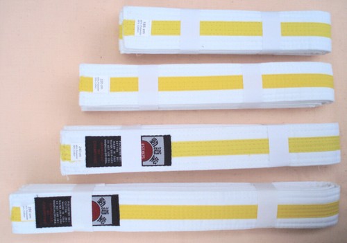 Striped belts for taekwondo - -,