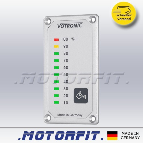 Votronic led waste water - water, fuel