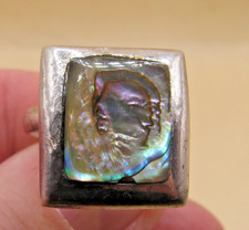 Vintage Silver Abalone / PAUA