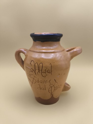 Vintage yellow spanish pottery - vintage,