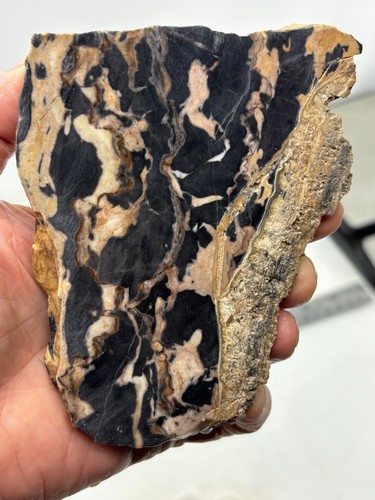 Roan leopard marble rough slab - rough,