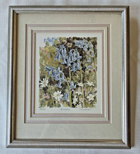 Framed Glyn Martin Bluebells
