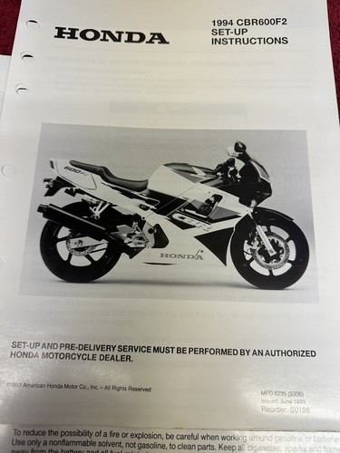 Honda 1994 cbr600f2 dealer - 94,