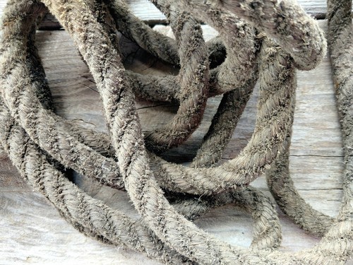 Genuine vintage hessian rope - genuine,