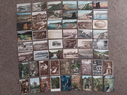 Aberystwyth postcard lot - aberystwyth.,