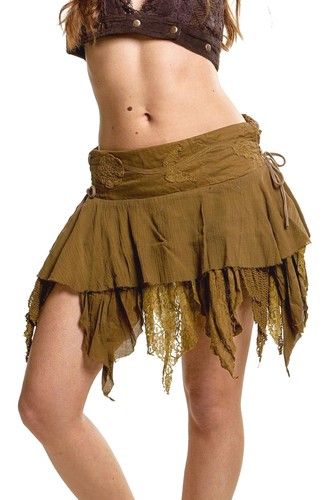Raggedy woodland pixie skirt - raggedy,