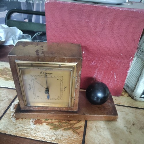 Vintage art deco barometer - deco,