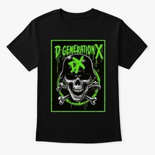 D-Generation X Skull Logo WWE WWF DX Wrestling Unisex Adults & Kids T-Shirt