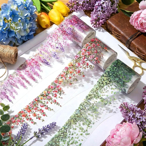 Rolls floral washi tape - 3,