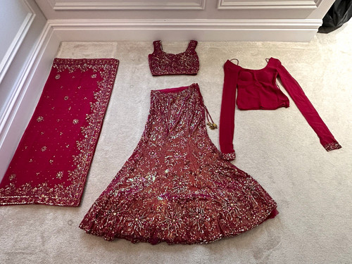 Vintage indian bridal lehenga - vintage,