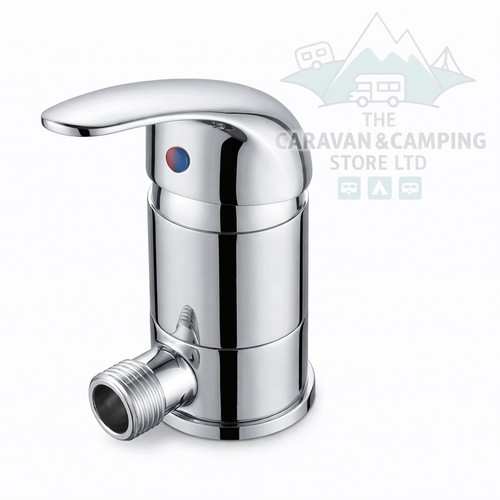 Chrome caravan shower mixer - shower,