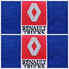 A Pair Of Motor Car Racing Patches Sew / Iron On Badges:- Trucks