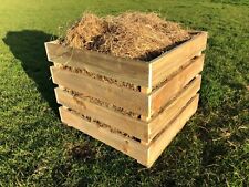 Horse Haylage / Hay Feeder - Wooden Field Paddock Hayfeeder - Animal Feeding