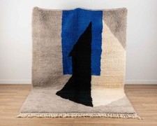 Moroccan rug - Beni Ourain rug - berber rug - Grey moroccan rug - Shag rug