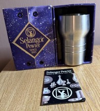 Boxed Selangor Pewter Tumbler